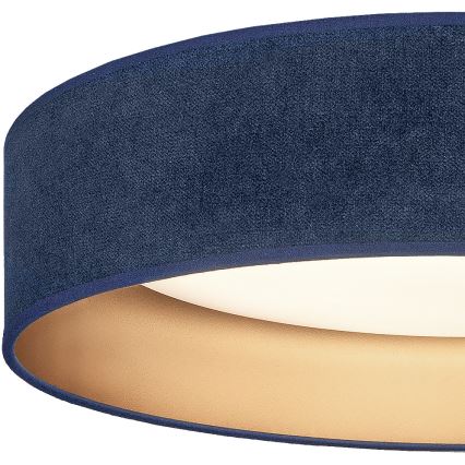 BRILAGI - Dimmbare LED-Deckenleuchte VELVET SMART VARI LED/36W/230V 3000-6500K Ø 55 cm blau/gold + Fernbedienung