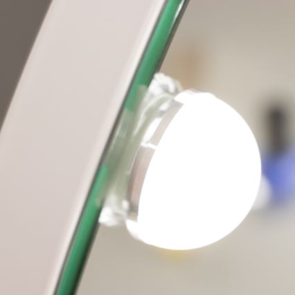 Brilagi - LED dimmbares Make-up-Spiegel HOLLYWOOD LED/12W/230V 3000/4000/6500K