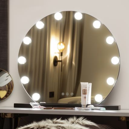 Brilagi - LED dimmbares Make-up-Spiegel HOLLYWOOD LED/12W/230V 3000/4000/6500K