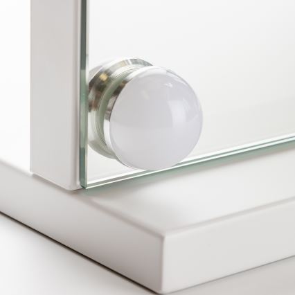 Brilagi - LED dimmbares Make-up-Spiegel HOLLYWOOD LED/15W/230V 3000/4000/6500K