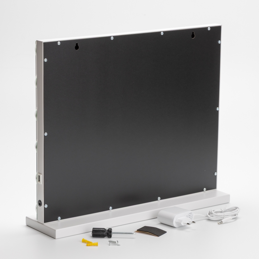 Brilagi - LED dimmbares Make-up-Spiegel HOLLYWOOD LED/15W/230V 3000/4000/6500K