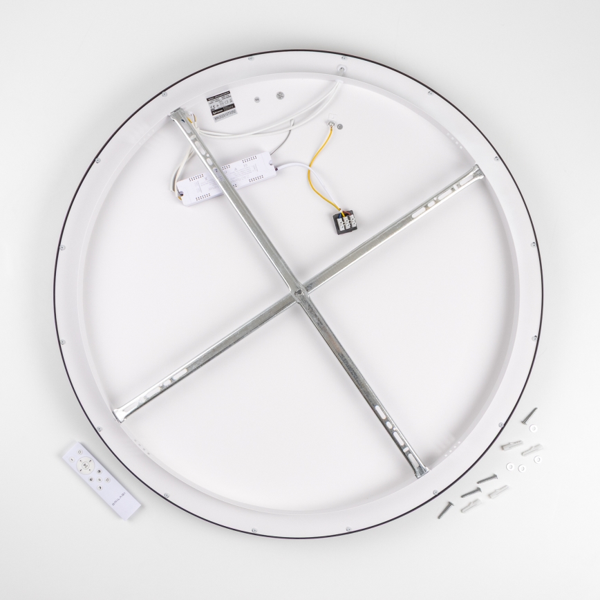 Brilagi - Dimmbare LED-Deckenleuchte FALCON II LED/108W/230V 3000-6500K Ø 80 cm schwarz + Fernbedienung