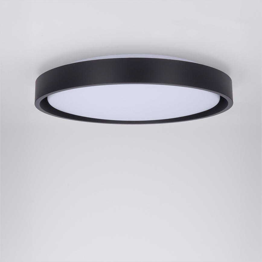 Brilagi - LED-dimmbare Deckenleuchte MATTEO LED/48W/230V 3000-6500K Ø 41 cm schwarz + Fernbedienung