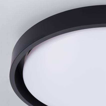 Brilagi - LED-dimmbare Deckenleuchte MATTEO LED/48W/230V 3000-6500K Ø 41 cm schwarz + Fernbedienung