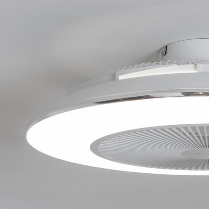 Brilagi - LED dimmbares Leuchtmittel mit Ventilator AURA LED/38W/230V 3000-6000K Weiß + Fernbedienung