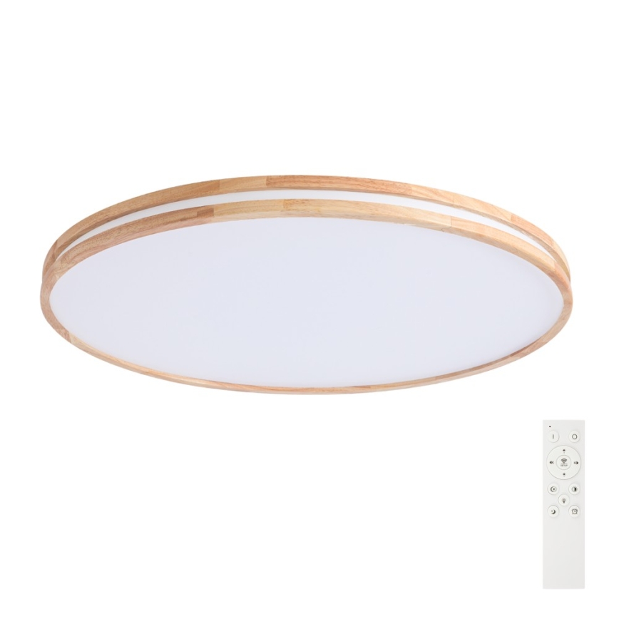 BRILAGI - Dimmbare LED-Deckenleuchte MOLINA LED/128W/230V 3000-6000K Eiche Ø 100 cm + Fernbedienung