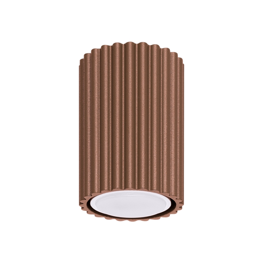 Brilagi - LED-Einbauleuchte CRESTO 1xGU10/10W/230V 10 cm braun