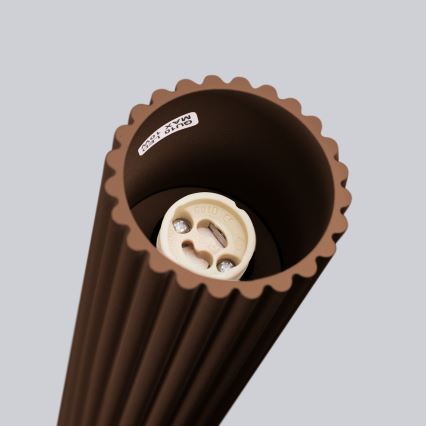 Brilagi - LED-Einbauleuchte CRESTO 1xGU10/10W/230V 10 cm braun