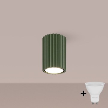 Brilagi - LED-Einbauleuchte CRESTO 1xGU10/10W/230V 10 cm grün