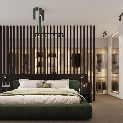 Brilagi - LED-Einbauleuchte CRESTO 1xGU10/10W/230V 10 cm grün