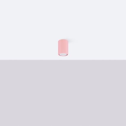 Brilagi - LED-Einbauleuchte CRESTO 1xGU10/10W/230V 10 cm rosa