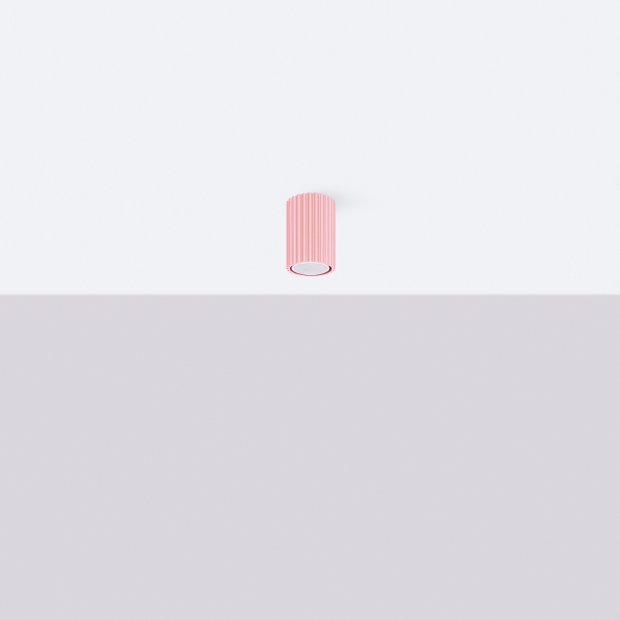 Brilagi - LED-Einbauleuchte CRESTO 1xGU10/10W/230V 10 cm rosa