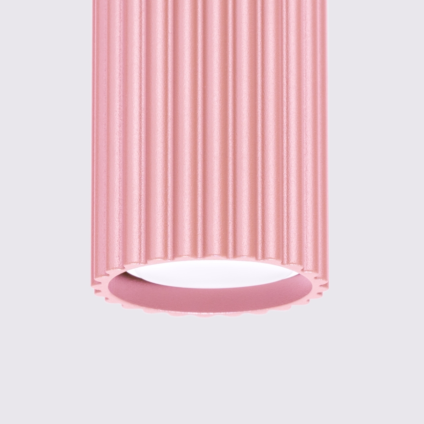 Brilagi - LED-Einbauleuchte CRESTO 1xGU10/10W/230V 10 cm rosa