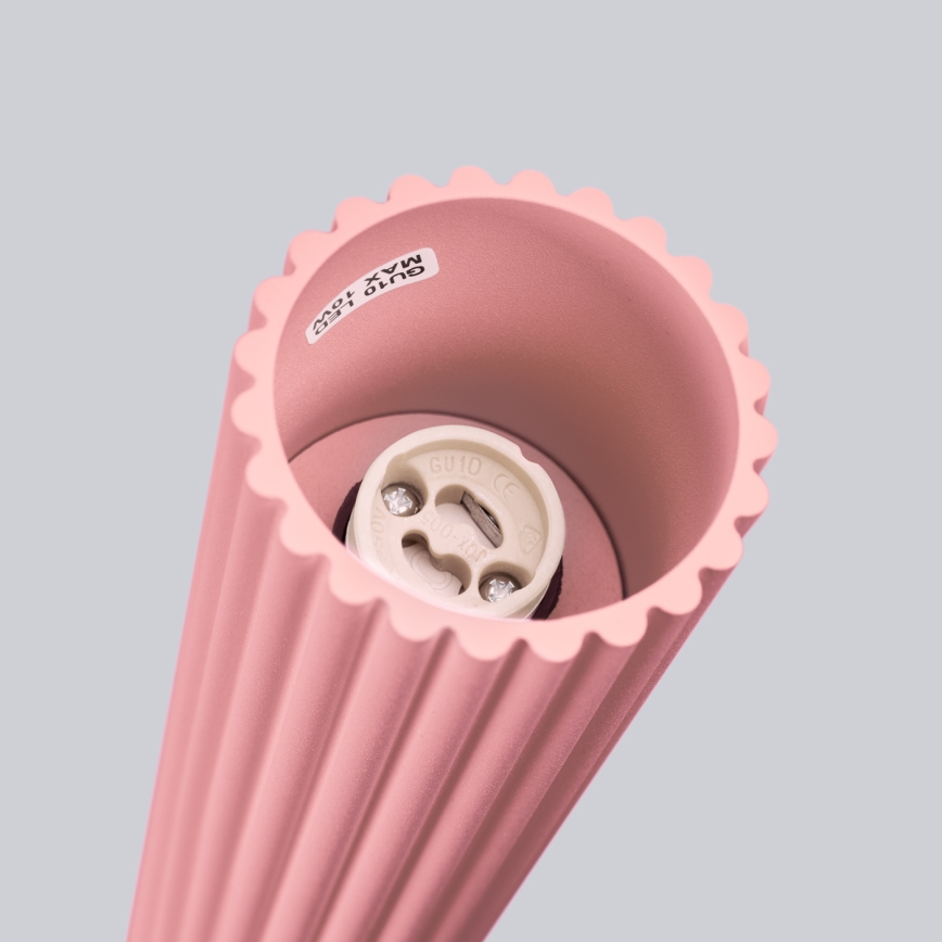 Brilagi - LED-Einbauleuchte CRESTO 1xGU10/10W/230V 10 cm rosa