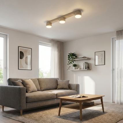 Brilagi - LED-Einbauleuchte MONO 3xGX53/13W/230V beige