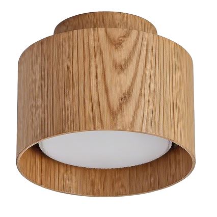 BRILAGI - LED-Einbauleuchte BACKLIT 1xGX53/15W/230V + LED/3W Ø 10 cm Eichendekor