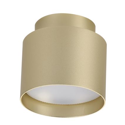 BRILAGI - LED-Einbaustrahler BACKLIT 1xGX53/15W/230V + LED/3W Ø 8 cm goldfarben