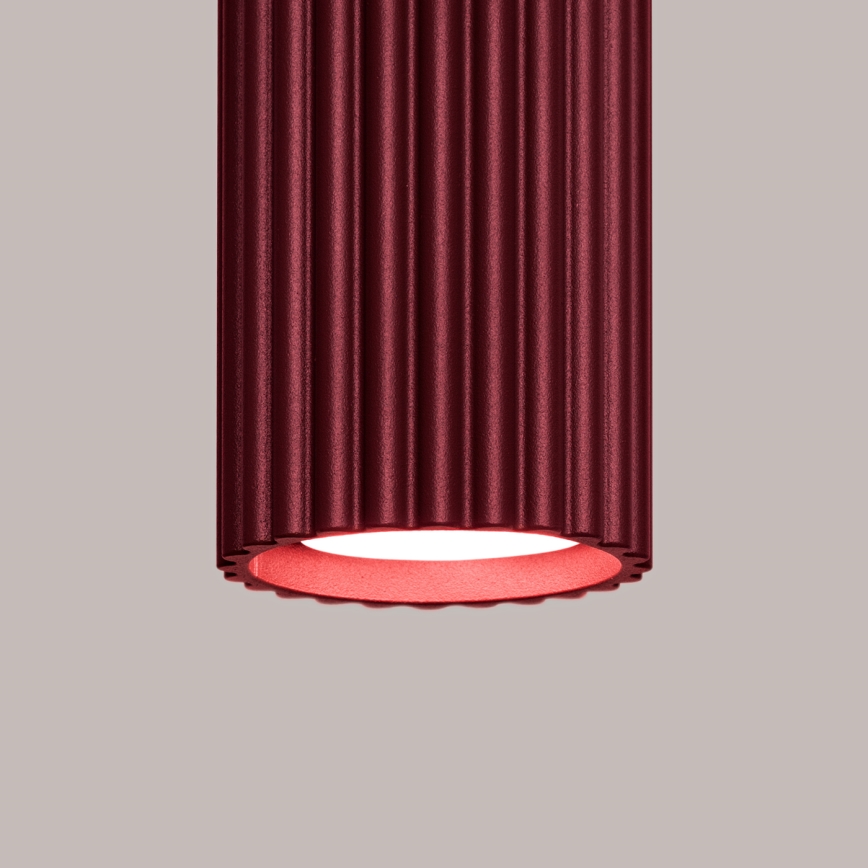 Brilagi - LED-Einbaustrahler CRESTO 1xGU10/10W/230V 10 cm burgunderrot