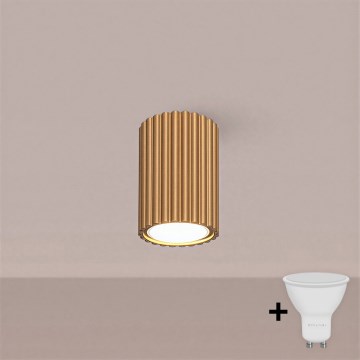 Brilagi - LED-Einbaustrahler CRESTO 1xGU10/10W/230V 10 cm Gold