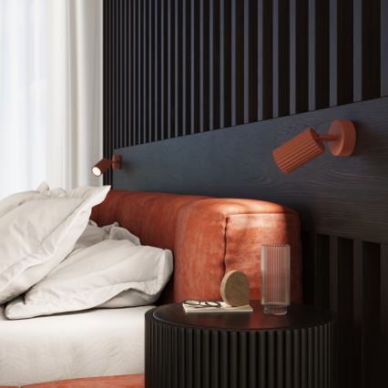 Brilagi - LED-Einbaustrahler CRESTO 1xGU10/10W/230V 20 cm rot