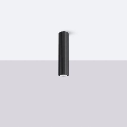 Brilagi - LED-Einbaustrahler CRESTO 1xGU10/10W/230V 30 cm schwarz