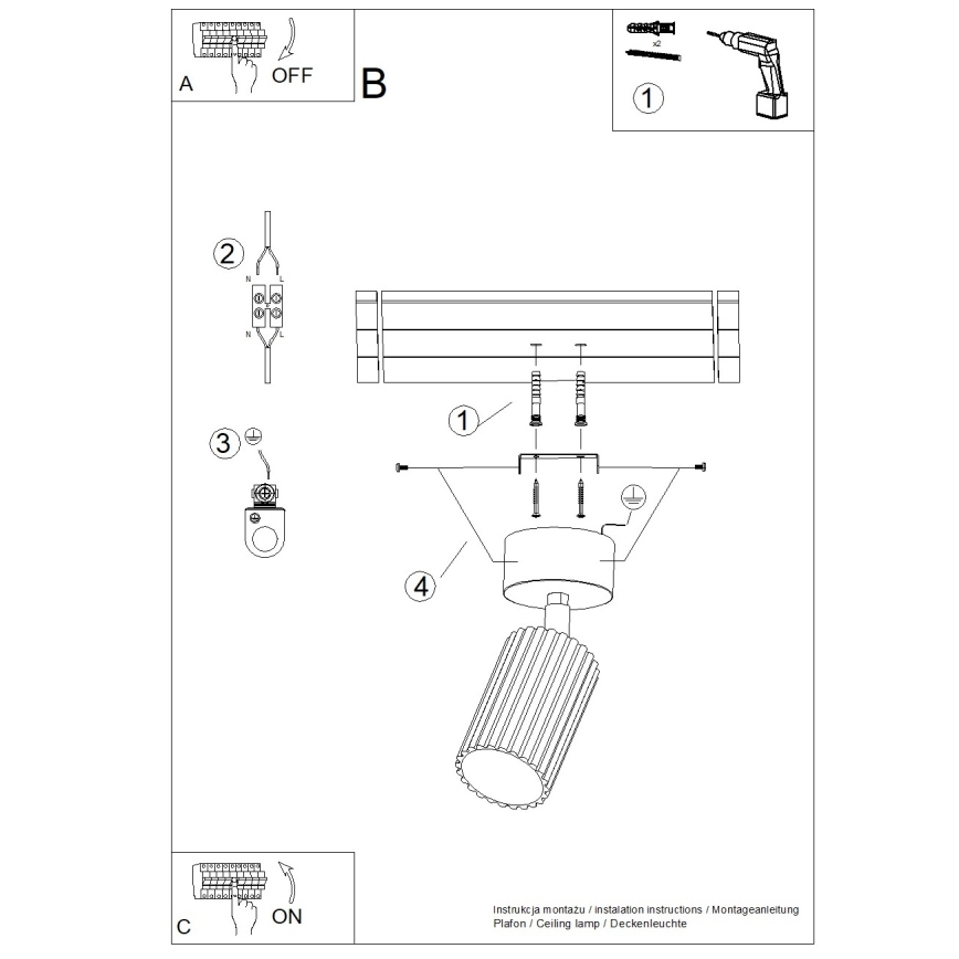 Brilagi - LED-Einbaustrahler CRESTO 1xGU10/10W/230V weiß