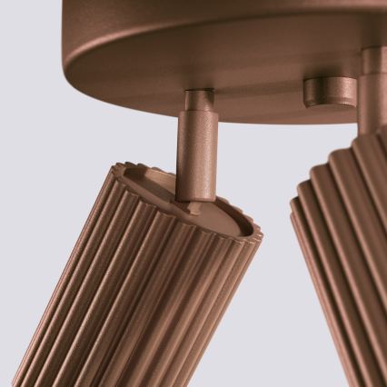 Brilagi - LED-Einbaustrahler CRESTO 3xGU10/10W/230V braun