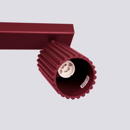 Brilagi - LED-Einbaustrahler CRESTO 3xGU10/10W/230V burgunderrot