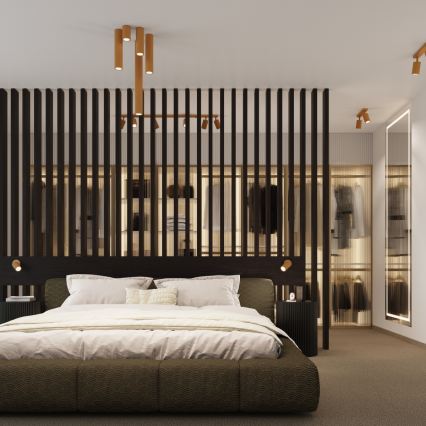 Brilagi - LED-Einbaustrahler CRESTO 3xGU10/10W/230V goldfarben