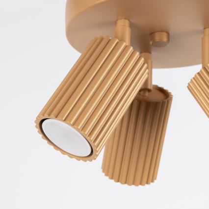 Brilagi - LED-Einbaustrahler CRESTO 3xGU10/10W/230V goldfarben