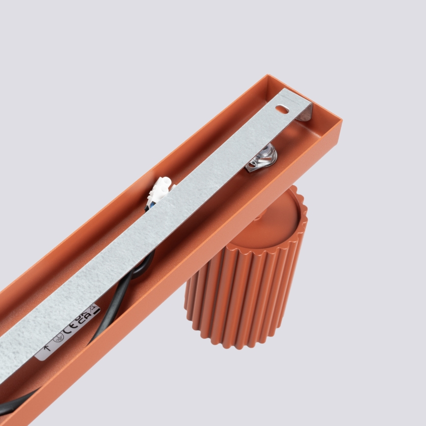 Brilagi - LED-Einbaustrahler CRESTO 3xGU10/10W/230V rot