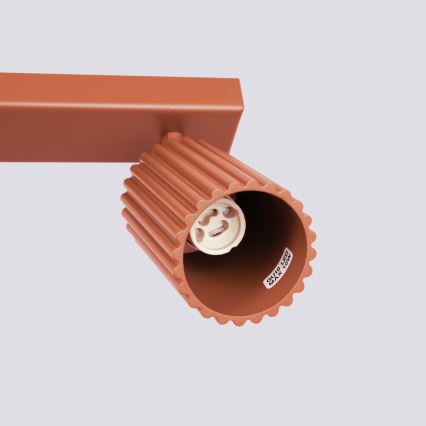 Brilagi - LED-Einbaustrahler CRESTO 3xGU10/10W/230V rot