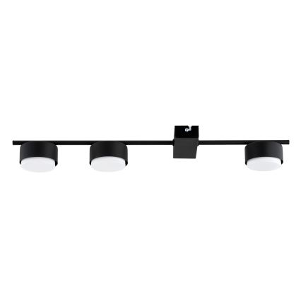 Brilagi - LED-Einbaustrahler MONO 3xGX53/12W/230V schwarz