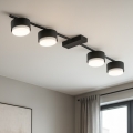 Brilagi - LED-Einbaustrahler MONO 4xGX53/12W/230V schwarz