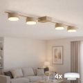 Brilagi - LED-Einbaustrahler MONO 4xGX53/13W/230V beige