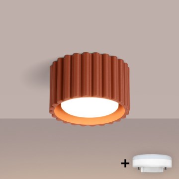 Brilagi - LED-Einbaustrahler SFERA 1xGX53/30W/230V Ø 10 cm rot