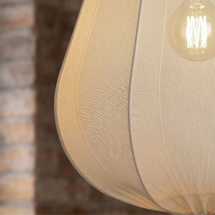 Brilagi - LED-Hängeleuchte an Kabel ARVEN 1xE27/8W/230V Ø 37 cm weiß