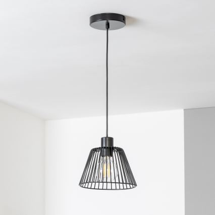 Brilagi - LED-Hängeleuchte an Kabel CERIA WIRE 1xE27/40W/230V Ø 21 cm schwarz