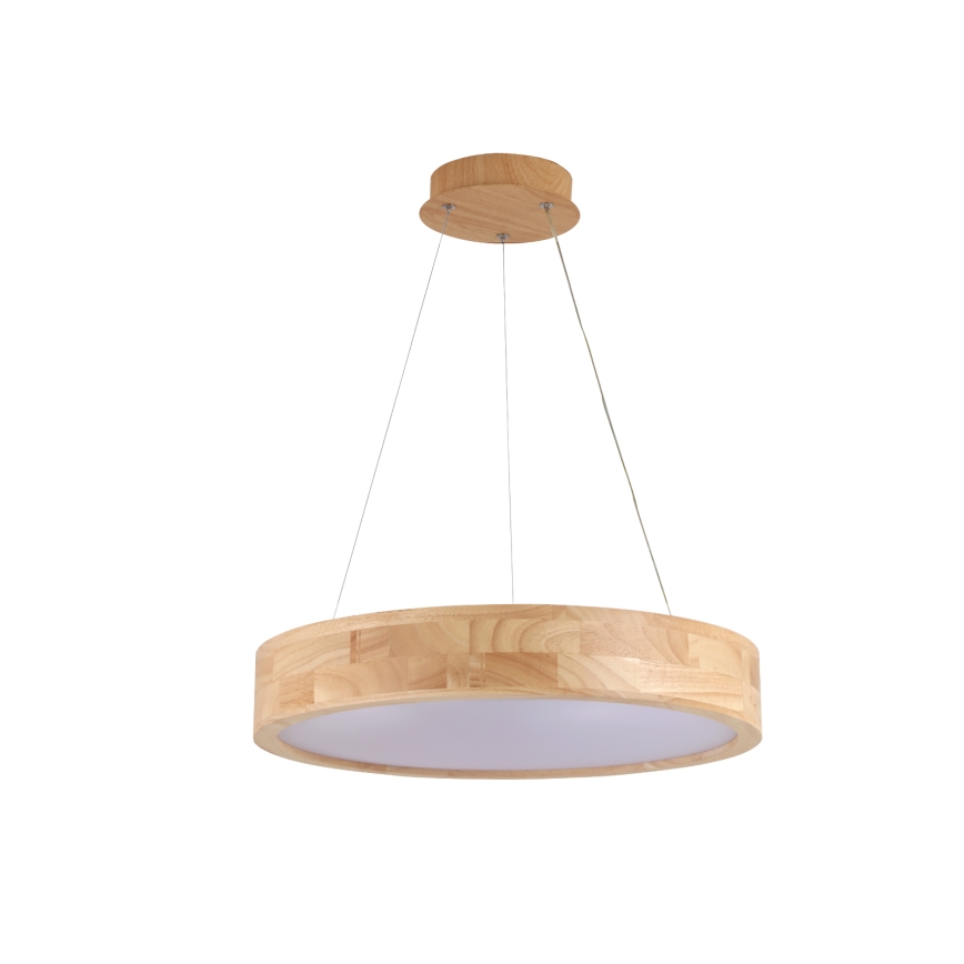 Brilagi - LED-Pendelleuchte an Kabel FALCON WOOD LED/30W/230V 3000/4000/6000K Ø 45 cm Holz