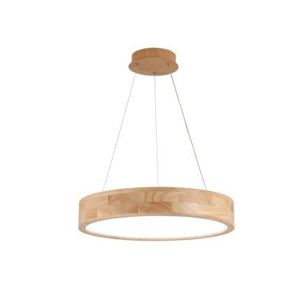 Brilagi - LED-Pendelleuchte an Kabel FALCON WOOD LED/30W/230V 3000/4000/6000K Ø 45 cm Holz