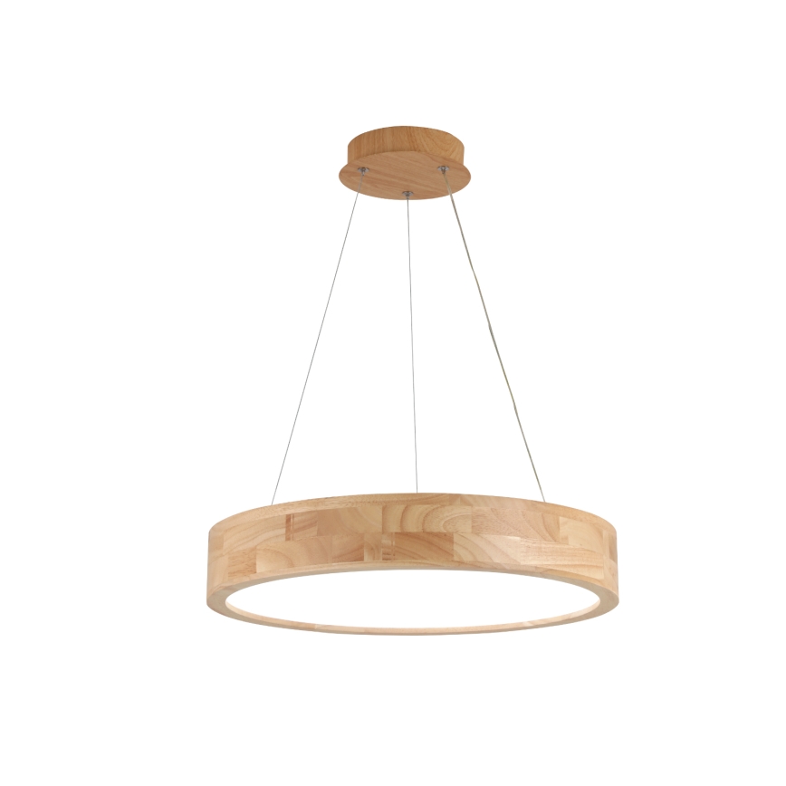 Brilagi - LED-Pendelleuchte an Kabel FALCON WOOD LED/30W/230V 3000/4000/6000K Ø 45 cm Holz