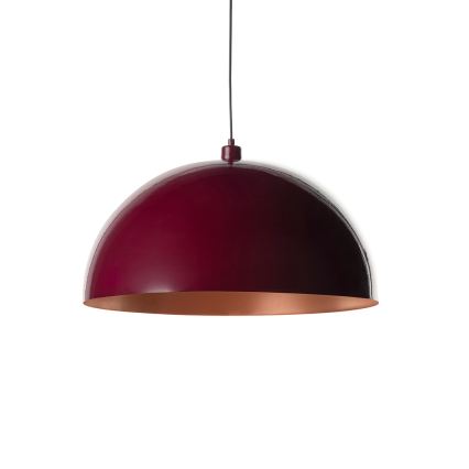BRILAGI - LED-Hängeleuchte an Kabel METALO 1xE27/40W/230V Ø 60 cm burgunderrot/kupferfarben