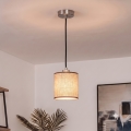 Brilagi - LED-Hängeleuchte an Kabel NUBILA 1xE27/60W/230V Ø 14 cm schwarz/braun