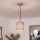 Brilagi - LED-Hängeleuchte an Kabel NUBILA 1xE27/60W/230V Ø 14 cm schwarz/grau