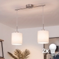 Brilagi - LED-Hängeleuchte an Kabel NUBILA 2xE27/60W/230V weiß