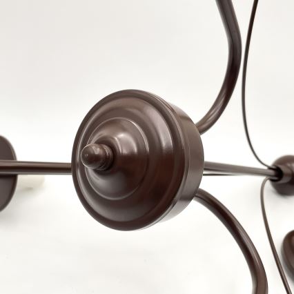 Brilagi - LED Hängeleuchte an Kette COTTAGE 3xE14/40W/230V braun