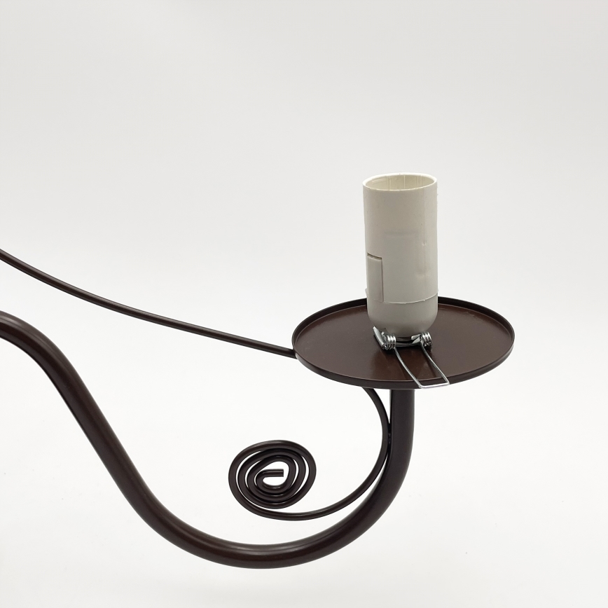 Brilagi - LED Hängeleuchte an Kette COTTAGE 3xE14/40W/230V braun