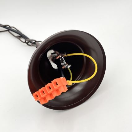 Brilagi - LED Hängeleuchte an Kette COTTAGE 3xE14/40W/230V braun