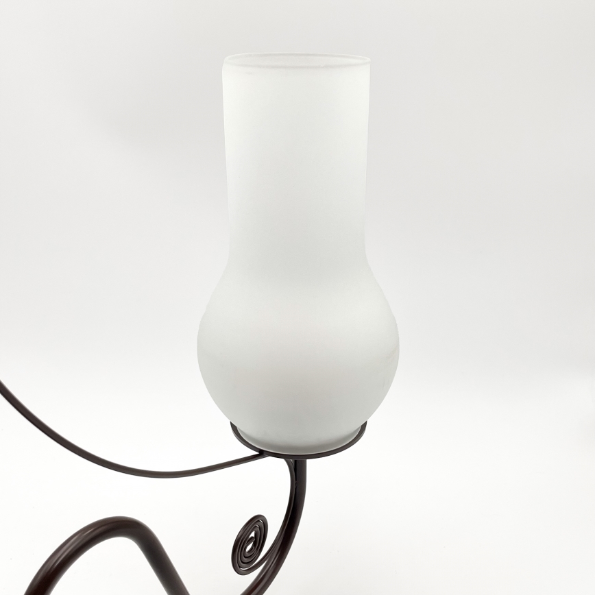 Brilagi - LED Hängeleuchte an Kette COTTAGE 3xE14/40W/230V braun/weiß