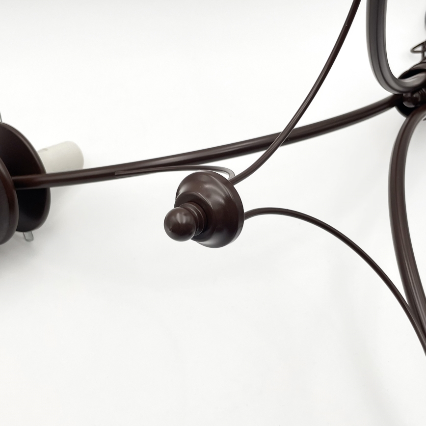 Brilagi - LED Hängeleuchte an Kette COTTAGE 3xE14/40W/230V Eiche/braun